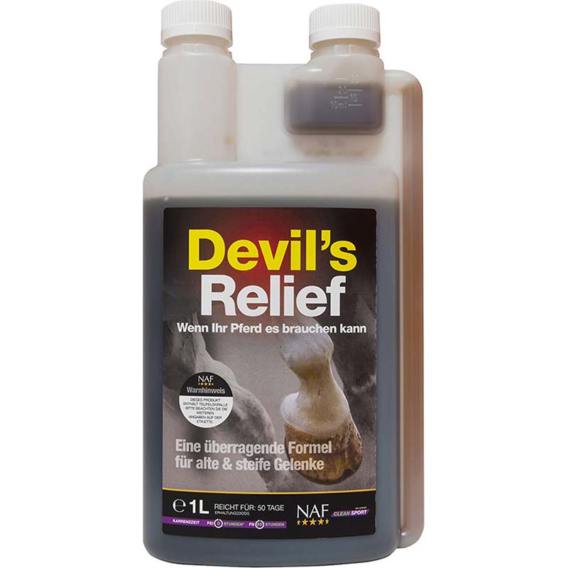 Artiglio del diavolo liquido per cavalli naf devil’s relief 1 l