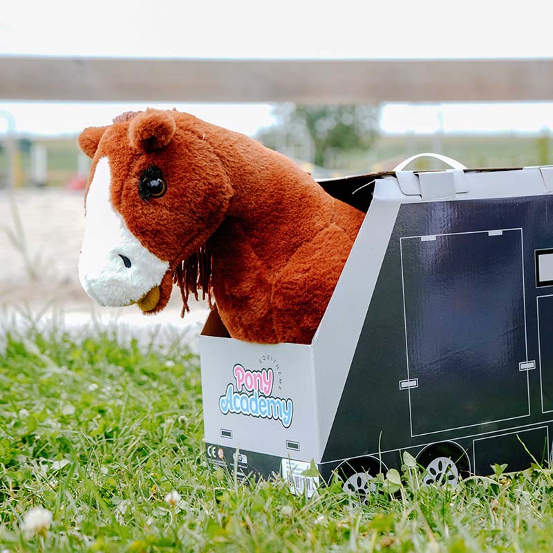 Cavallino giocattolo Peluche Pony Shetland - Jumpy PONY ACADEMY - 0116