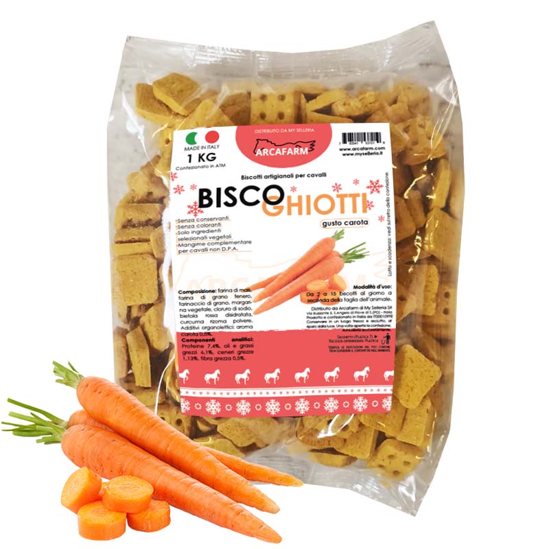 Biscotti artigianali per cavalli biscoghiotti 1 kg gusti vari - christmas edition