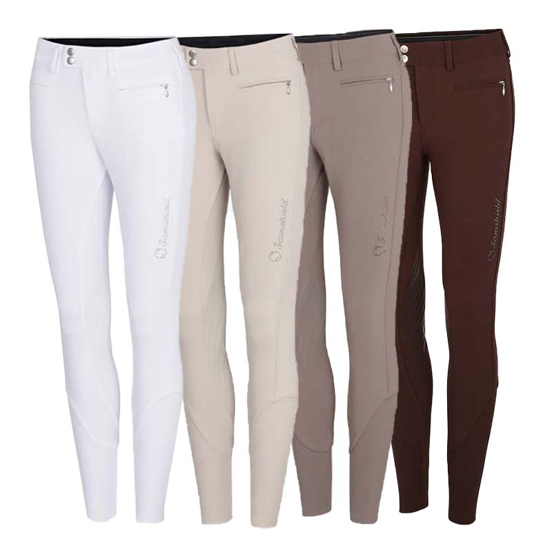 Pantalone da equitazione Samshield da donna modello Adele con Knee grip - 3970