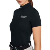 POLO TECNICA DA ALLENAMENTO CAVALLERIA TOSCANA CON ZIP DONNA - 9578