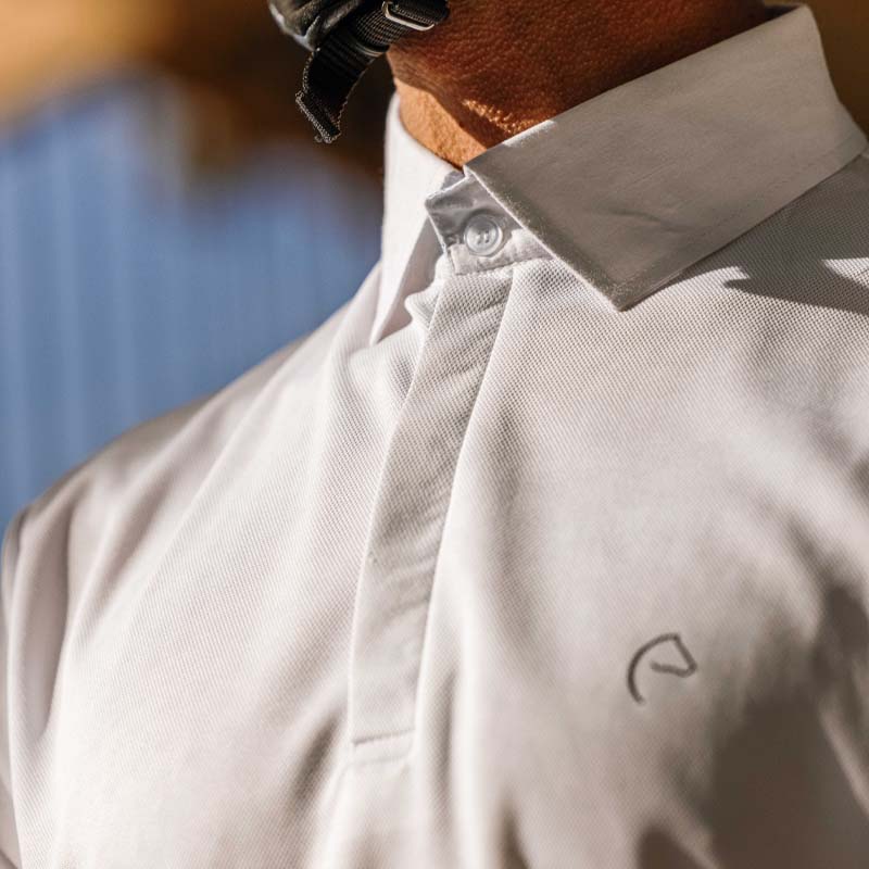 Polo da Uomo per Equitazione a maniche corte EDY Equithème - 3498