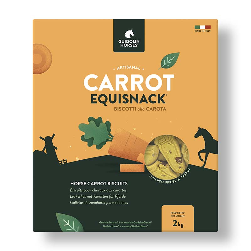 Biscotti naturali per Cavalli EQUISNACK Guidolin 2 kg - vari gusti - 1163