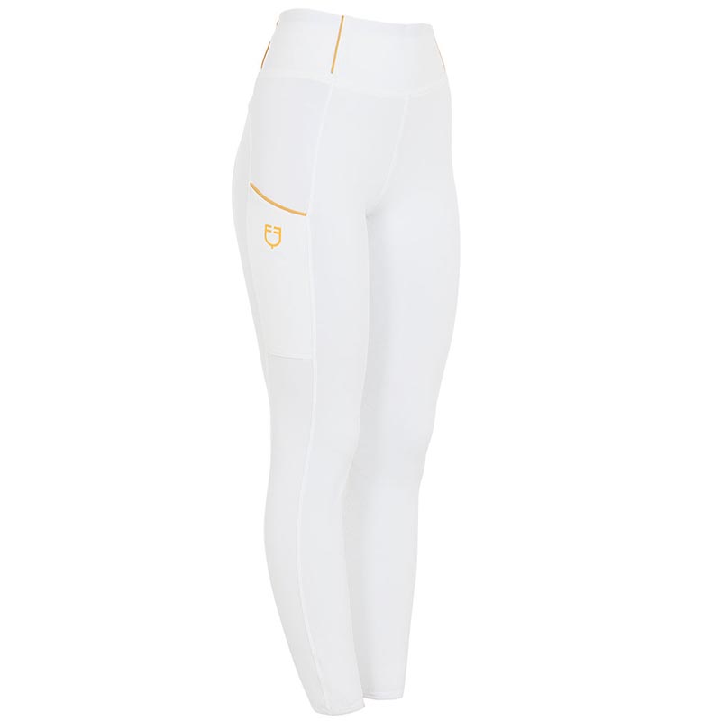 Leggings equitazione donna leggeri Equestro slim fit Full grip a vita alta - 3478