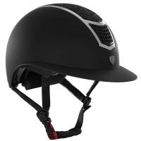 CASCO EQUESTRO mod. ECLIPSE STONE MATT WIDE VISOR