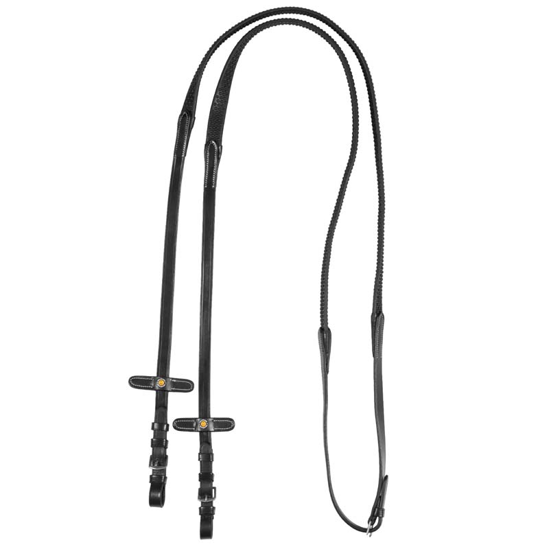 Redini inglesi Equestro in cuoio con grip in gomma - 2380