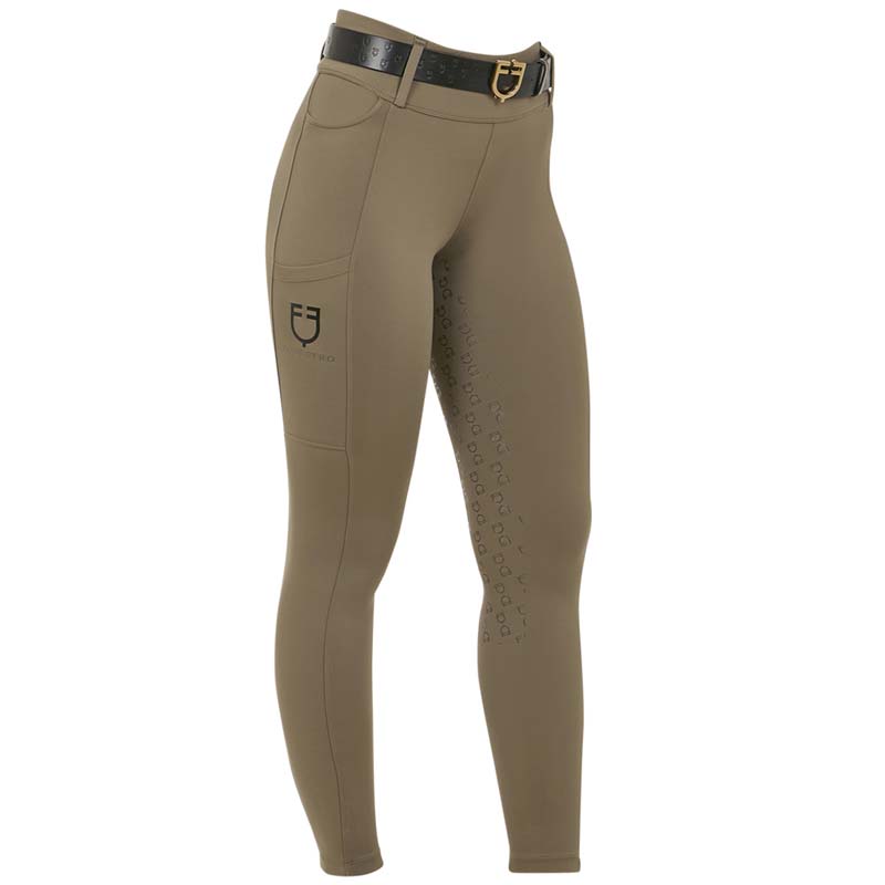Leggings equitazione Equestro con Full grip da donna, vita alta e passanti  - 9765