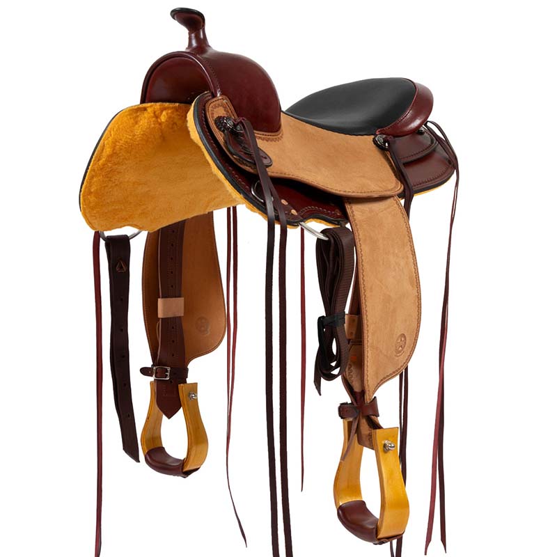 Sella western Garland All Round single border con gonna rotonda