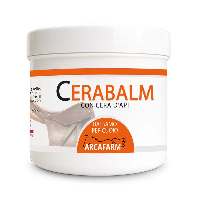 CERABALM Balsamo nutriente con Cera d’Api per Cuoio e Finimenti Arcafarm 500g
