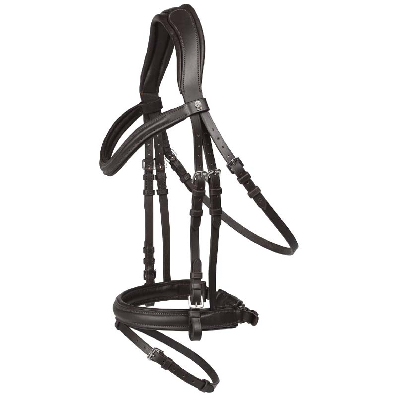 Briglia Anatomica Waldhausen X-Line Stockholm con Capezza Svedese