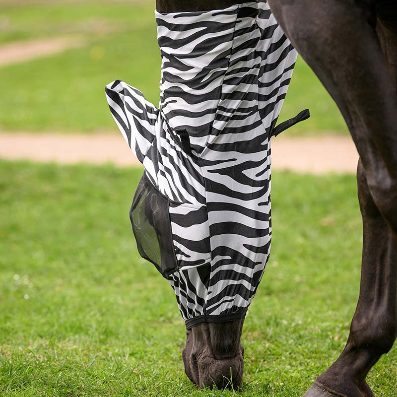 Maschera antimosche Zebra per Eczema con Protezione UV - 0283