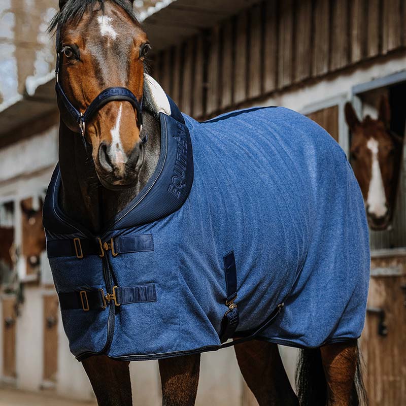 Coperta in Pile impermeabile per Cavallo Equithème Confortech