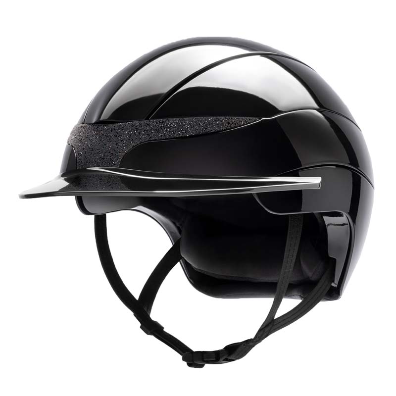 Casco equitazione Equiline XANTO con Fregio Swarovski - visiera standard - 3270
