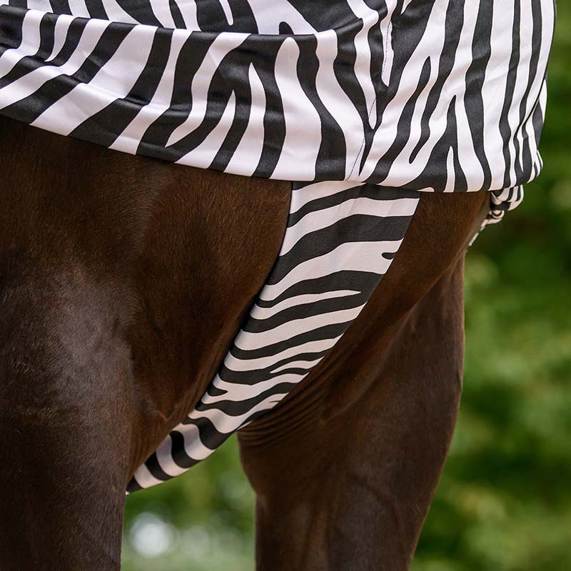 Coperta Zebra Anti-Eczema con collo per cavallo Waldhausen - 1278
