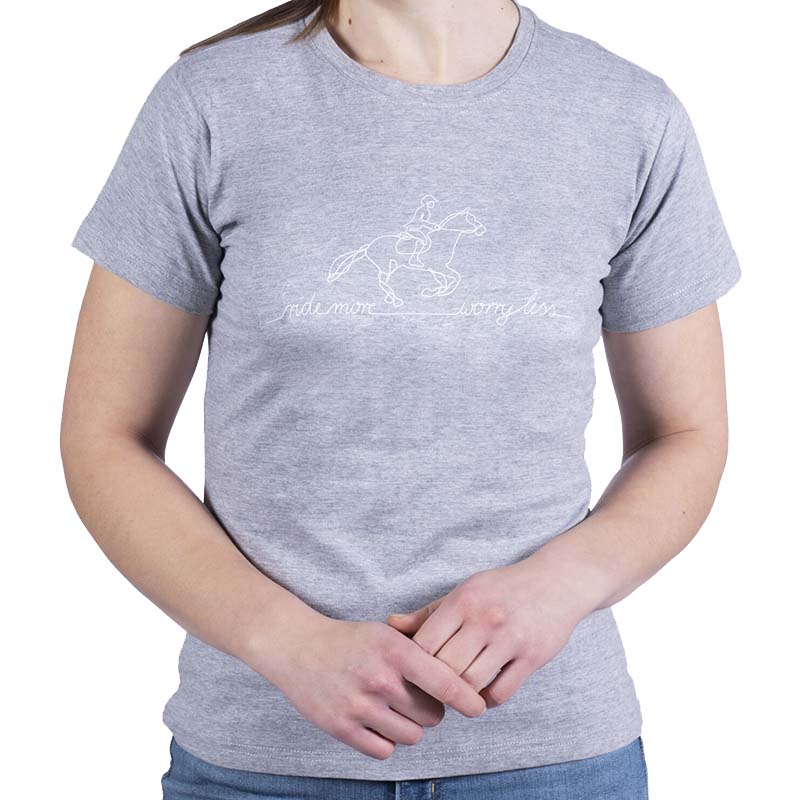 T-shirt donna HKM Ride More in cotone