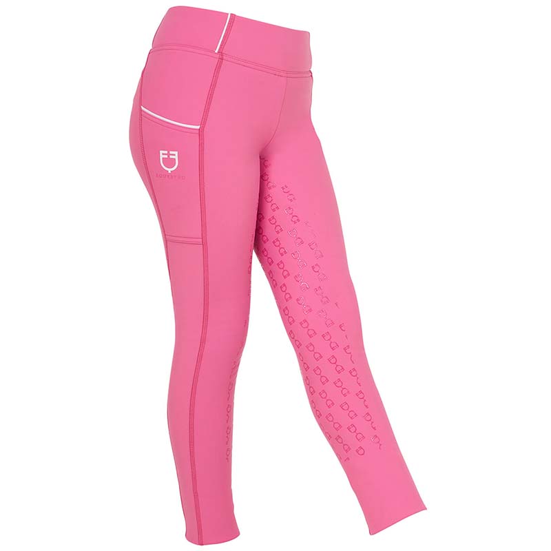 Leggings Invernali Full-Grip Equestro da bambina con fodera in Pile - 9785