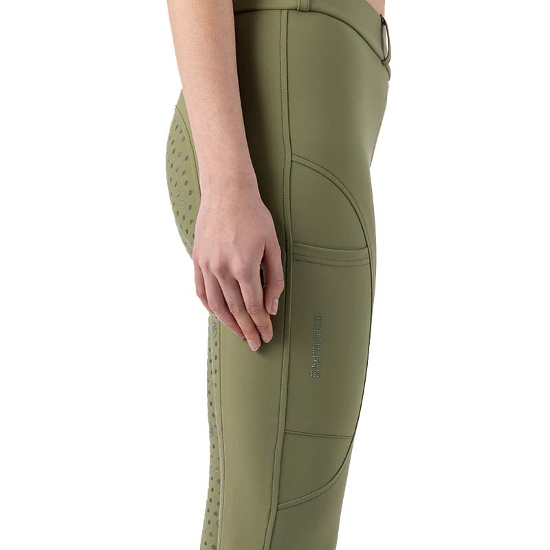 Leggings a vita alta Donna Equiline EDNAF - Full Grip - 9248