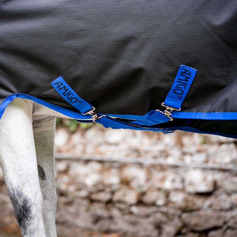 Coperta da paddock pony Amigo Ripstop 900D Plus 0g, senza imbottitura - con collo staccabile - 0481