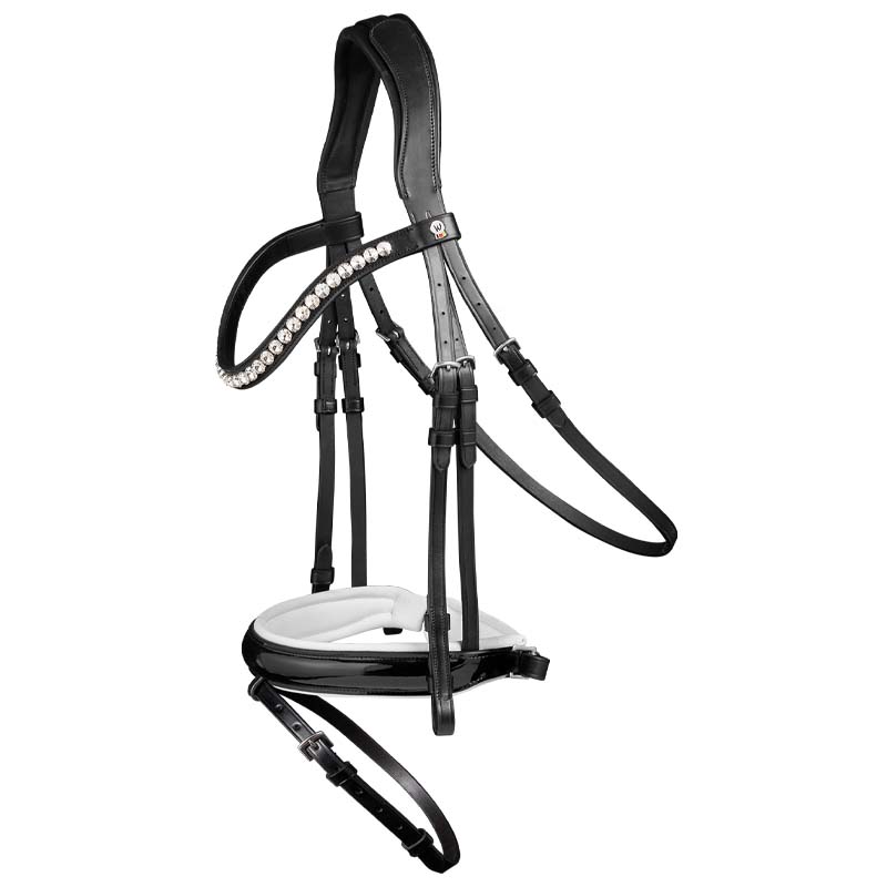 Briglia inglese anatomica Waldhausen X-Line Evermore con Cristalli - 2326
