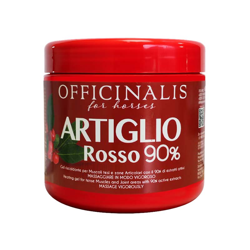 Gel Riscaldante Artiglio Rosso al 90% 500ml Officinalis per cavalli