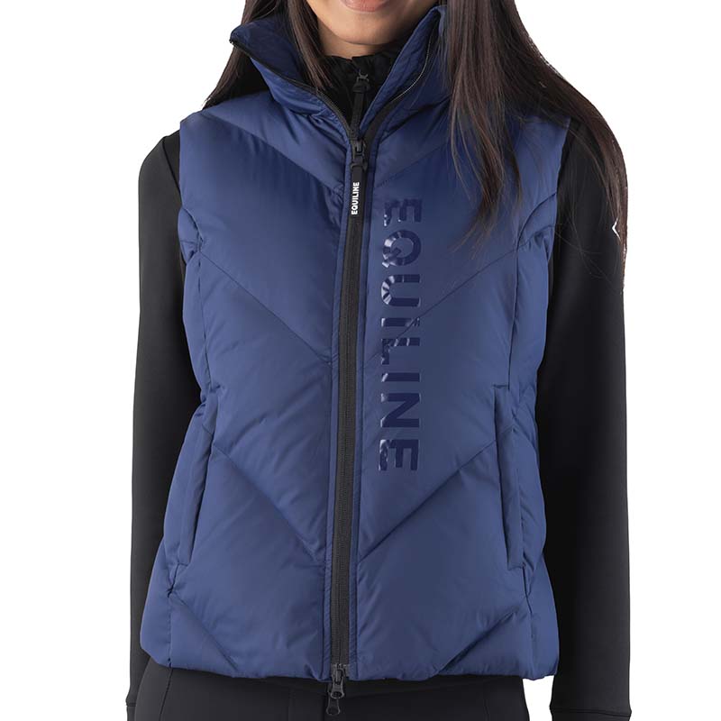Gilet Invernale imbottito da Donna Equiline con collo alto - 9204