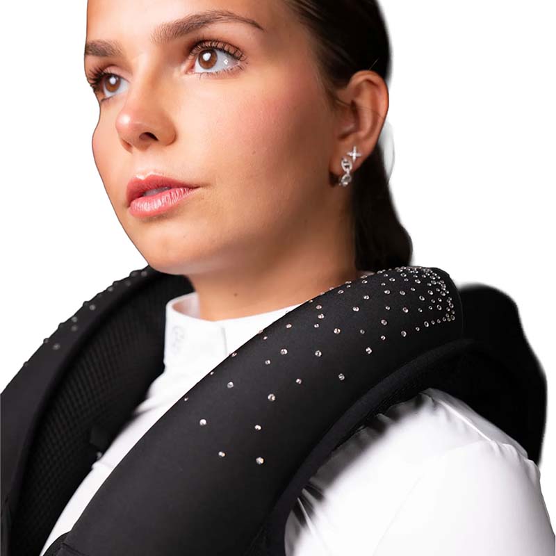 Gilet Airbag Equitazione con cristalli - Seaver SAFE FIT CRYSTAL RAIN - 3465
