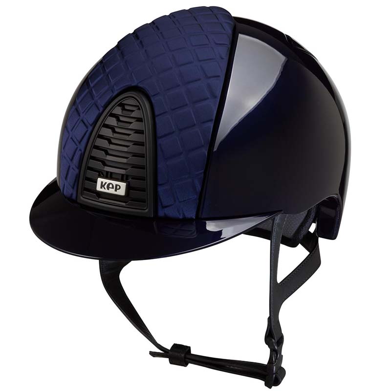 Casco equitazione kep italia cromo 2.0 polish con raso - collezione milano - 3431