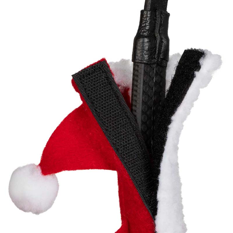 Copri redini Natalizio con pon pon - 9322