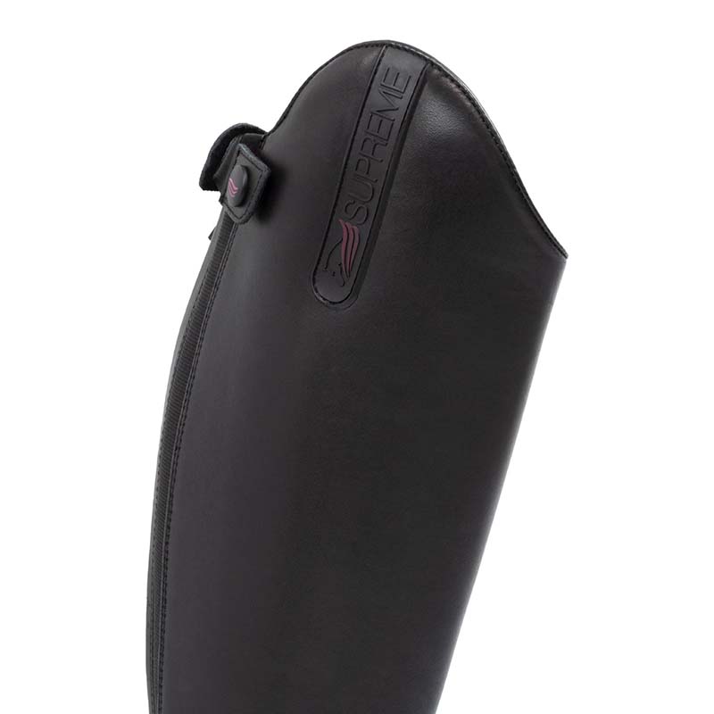 Stivali equitazione Supreme unisex in pelle liscia (40, wide) - 36961