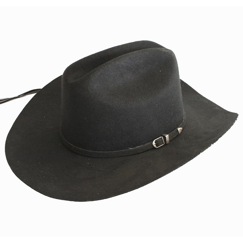 Cappello da cowboy in feltro bianco per bambini