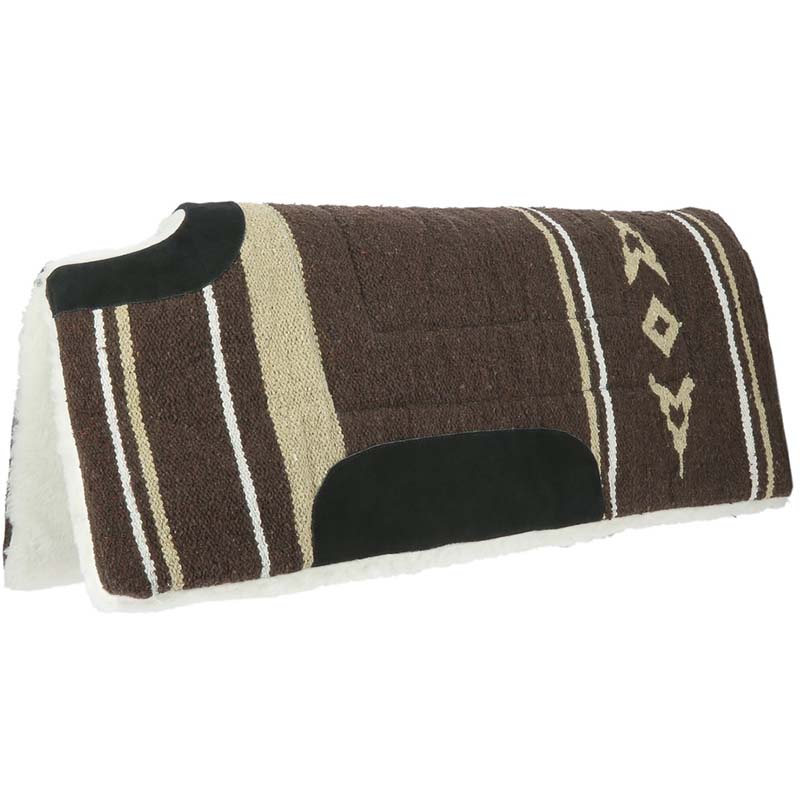 Sottosella western navajo imbottito con rinforzi in pelle - 5083