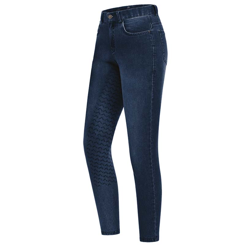 Pantaloni equitazione mod. luna stile jeans 5 tasche donna - 3967
