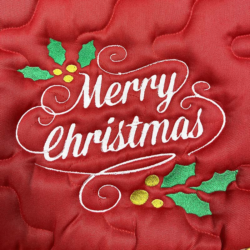 Sottosella inglese con ricamo natalizio linea xmas  - 9990