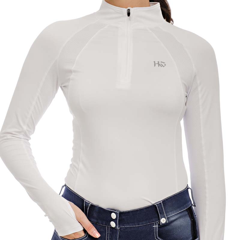 Maglia tecnica invernale horseware aveen da donna manica lunga - 9527