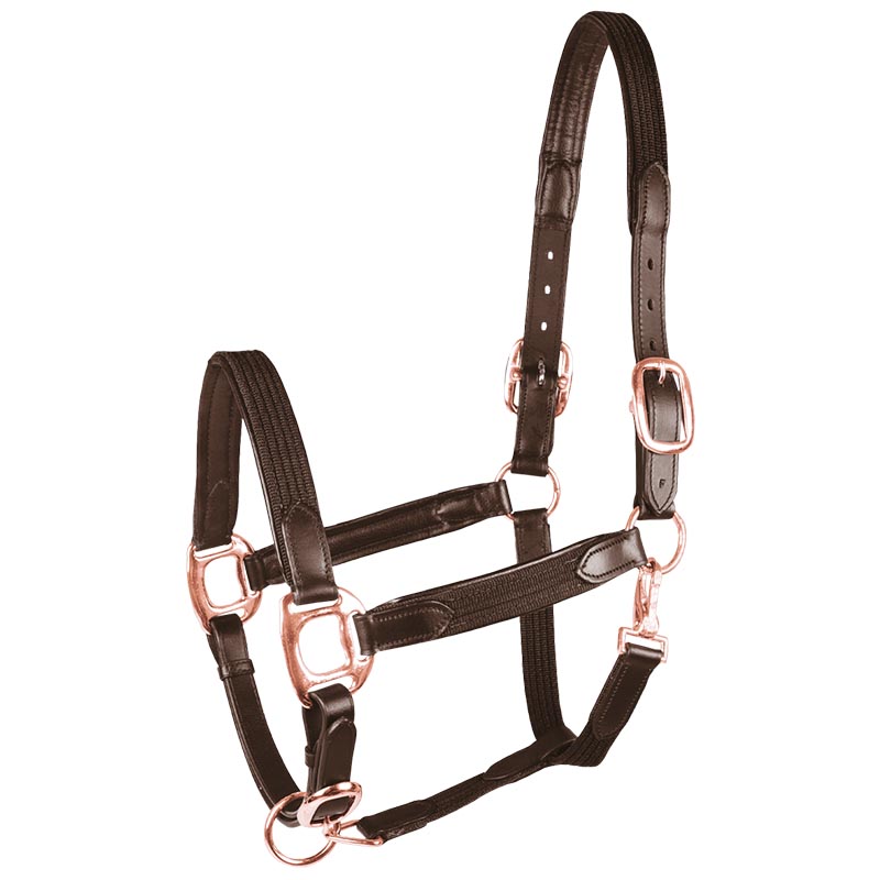Capezza in fettuccia nylon e cuoio - 0382