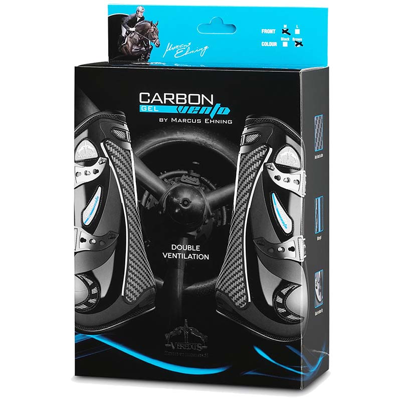 Veredus Carbon Gel Vento stinchiere front - 1676