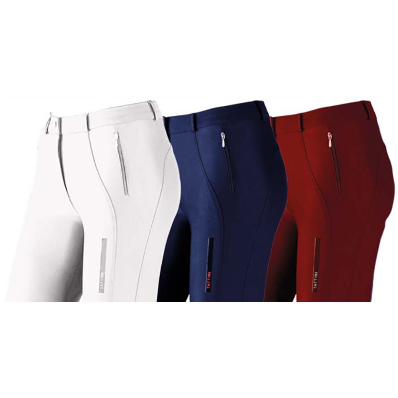 PANTALONI TECNICI DA EQUITAZIONE TATTINI LEGGERI modello BUCANEVE da DONNA  - MySelleria