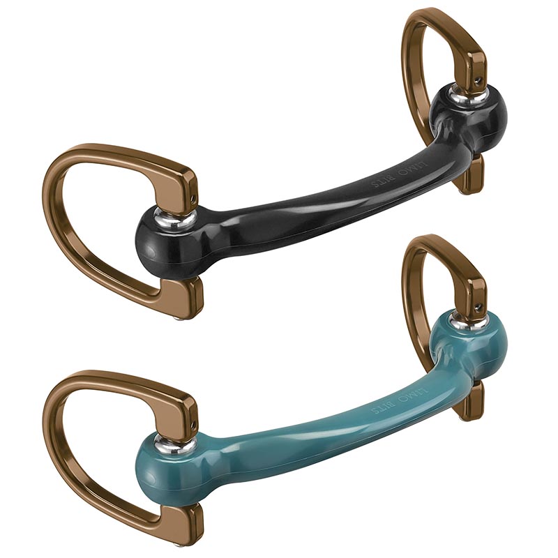 Limo Bits morso tipo Portsmouth dee ring bit, morso a D - 3034