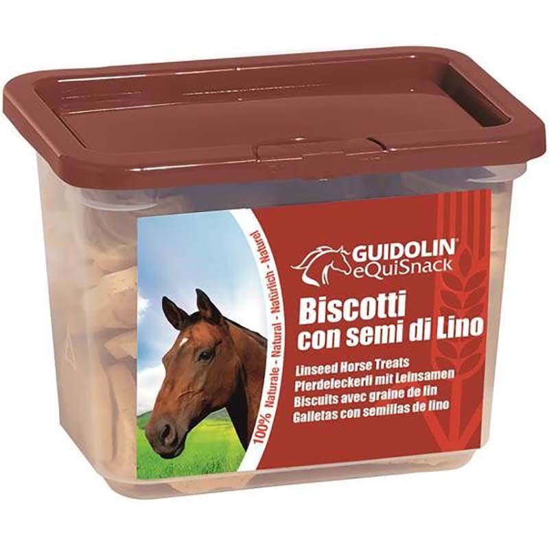 GUIDOLIN EQUISNACK Biscotti alla vaniglia e cereali per cavalli 700 gr