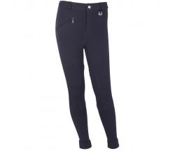 Pantaloni Da Equitazione Per Bambina Wessex Jodhpurs - Taglio Slim, Ginocchio Rinforzato, Cotone Ed Elastan