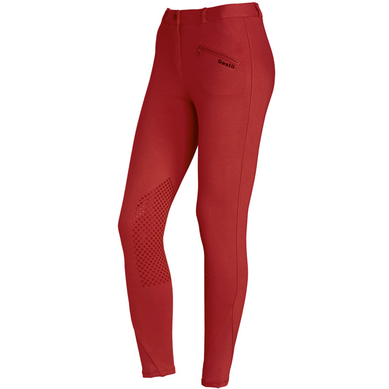 Pantaloni Da Equitazione Donna Kelsey - Vita Alta, Grip In Silicone, Elastico In Vita E Caviglie, Tasca Con Cerniera