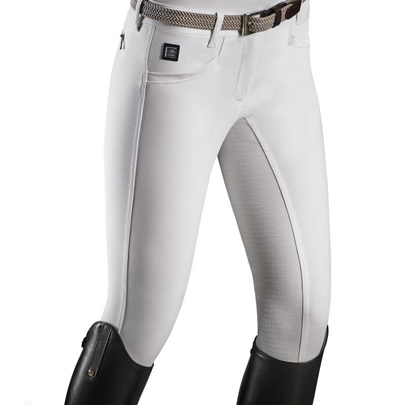 Pantalon D'équitation Equiline Breeches Taille IT 44 – Vert – Grip Intégral – Fabriqué Italie