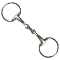 FILETTO SNODATO AD OLIVA IN ACCIAIO INOX PIENO CURVED MOUTH CENTRALE CON OLIVA