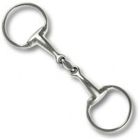 FILETTO SNODATO AD OLIVA IN ACCIAIO INOX PIENO CURVED MOUTH CENTRALE CON OLIVA