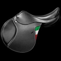 SELLA DA SALTO EQUILINE SADDLE DIVISION mod. TALENT CON BANDIERA