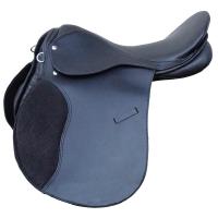 SELLA INGLESE TOP DA COMPLETO IN CUOIO colore NERO