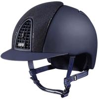 CASCO KEP ITALIA modello CROMO T  FRONTALE IN GLITTER BLU