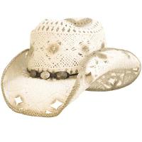 CAPPELLO WESTERN IN PAGLIA MODELLO USED DONNA