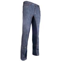 JEANS UOMO EQUITAZIONE ELASTICIZZATO DENIM CON RINFORZO 