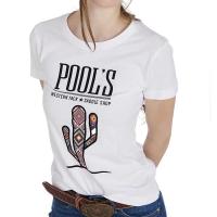 T-SHIRT POOL’S DA DONNA SLIM FIT STAMPA CACTUS